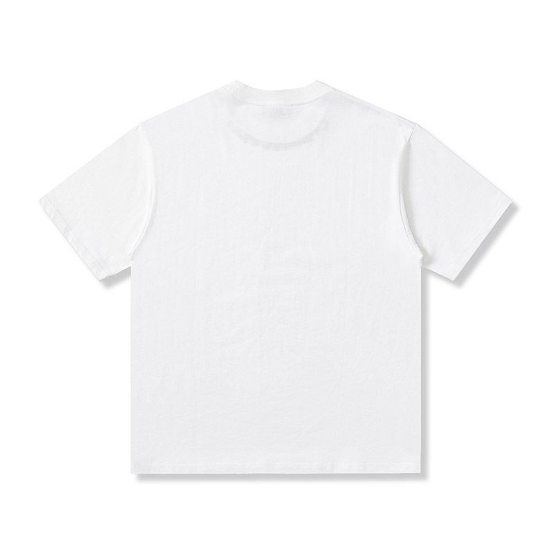 人気急上昇バレンシアガ 偽物 ネックラインにプリントロゴ Tシャツ baj43540